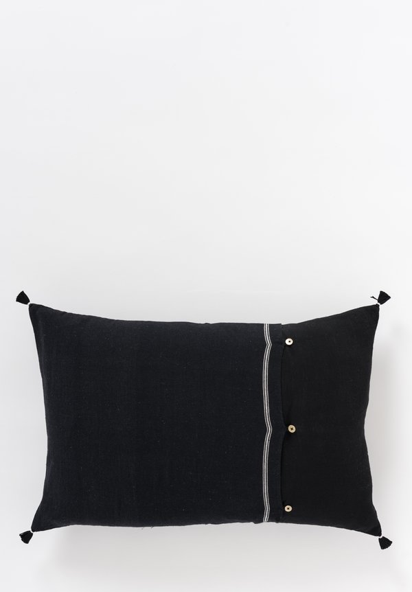 Handmade Organic Cotton Lumbar Pillow in Jat 01