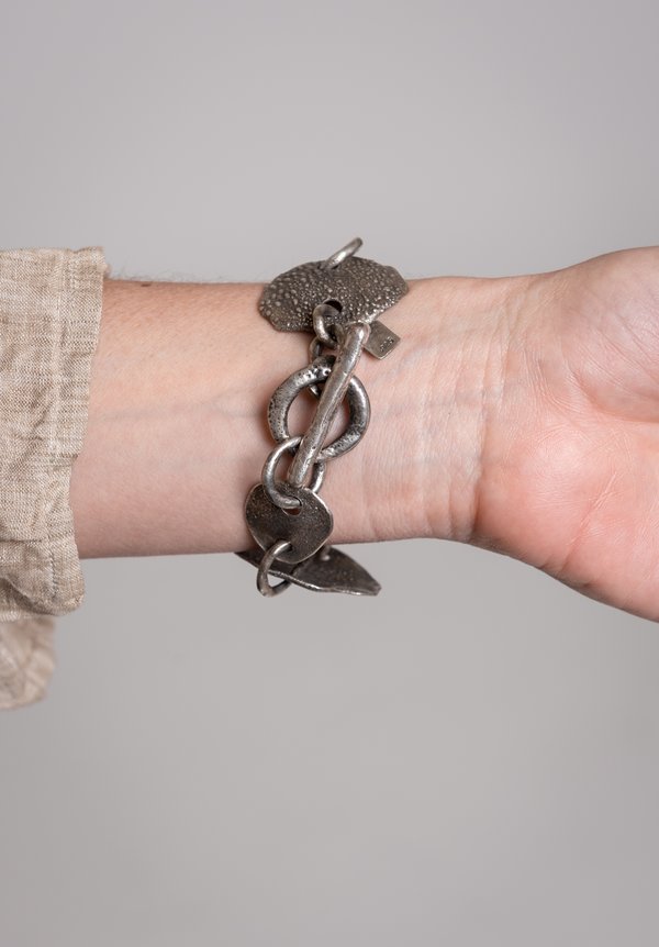 Holly Masterson Large Hand-Formed Organic Shape Bracelet