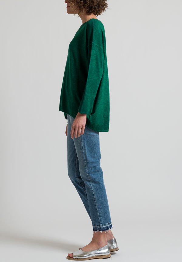 Avant Toi Oversized Sweater in Light Smeraldo