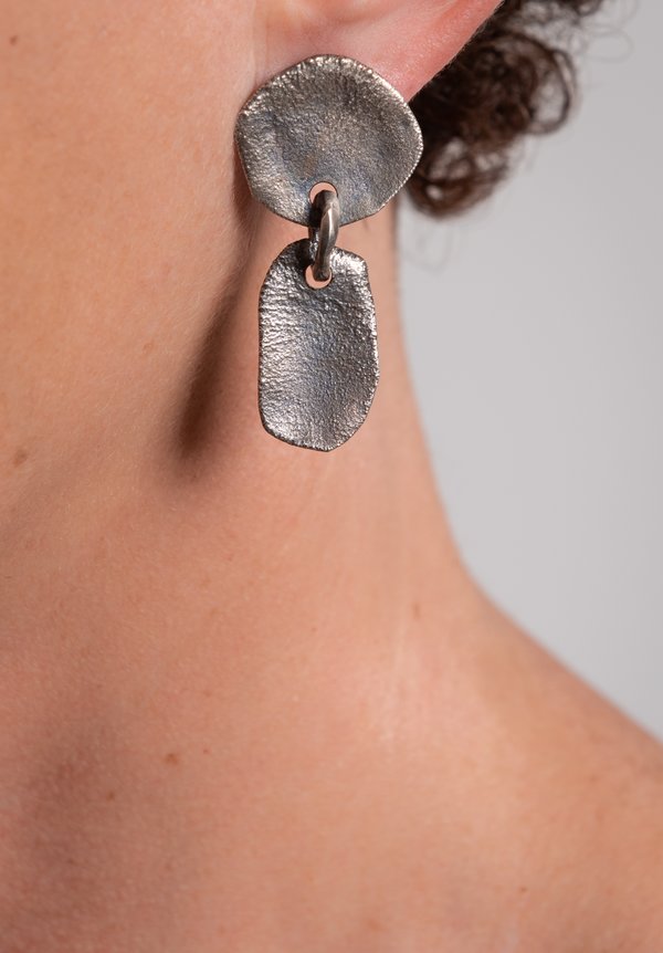 Holly Masterson Hand-Formed Asymmetric Drop Earrings	
