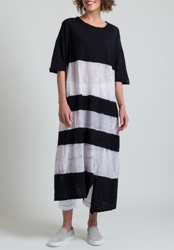 Gilda Midani Super Dress in Stripes Black & White | Santa Fe Dry Goods ...