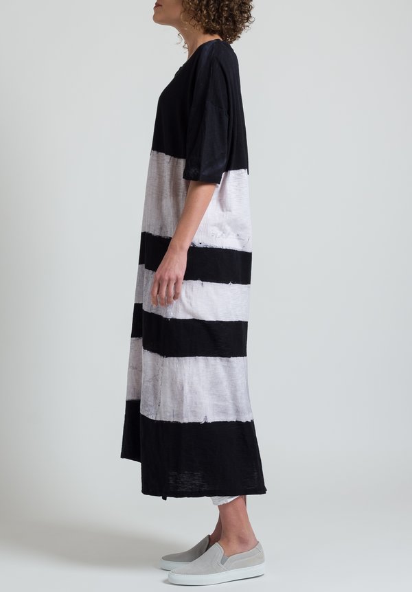 Gilda Midani Super Dress in Stripes Black & White	