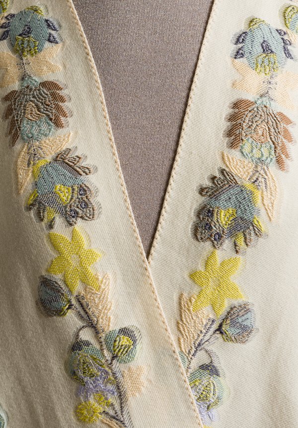 Etro Floral Embroidered Poncho in Cream | Santa Fe Dry Goods . Workshop ...