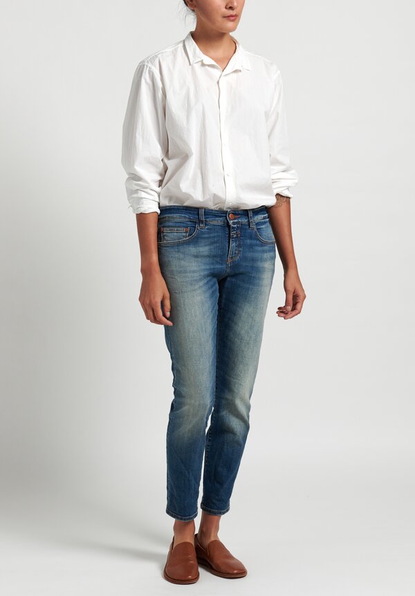 Closed Baker Narrow Cropped Jeans in Blue	