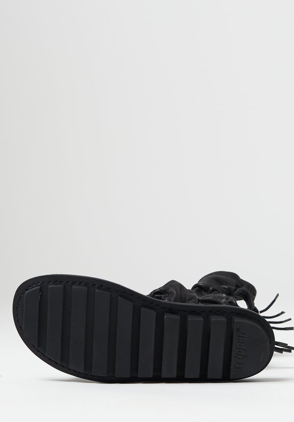 Trippen Pucker Sandal in Black