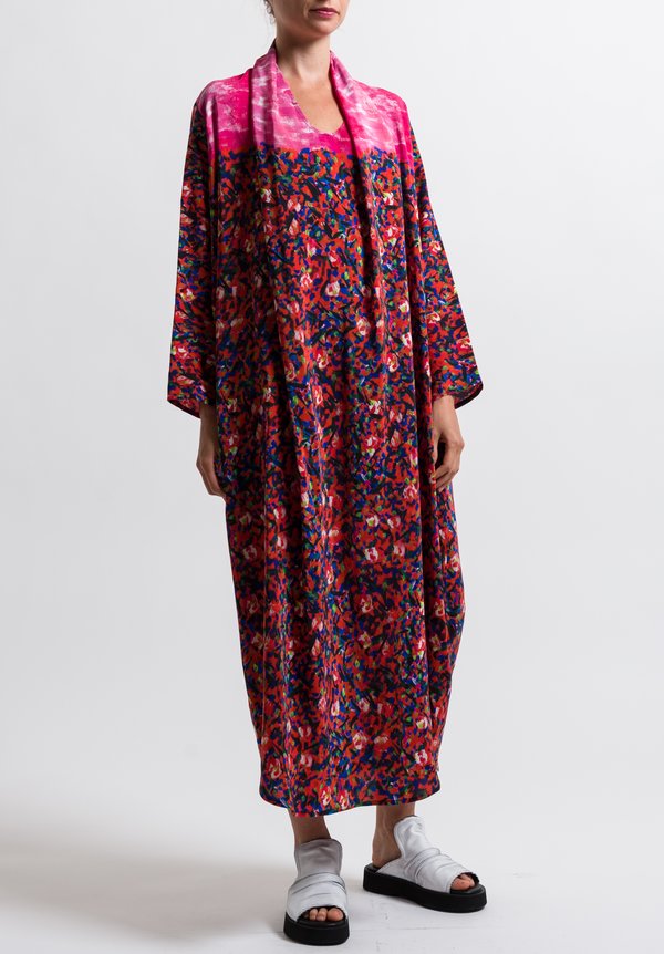 Anntian Shawl Dress in Print Y	