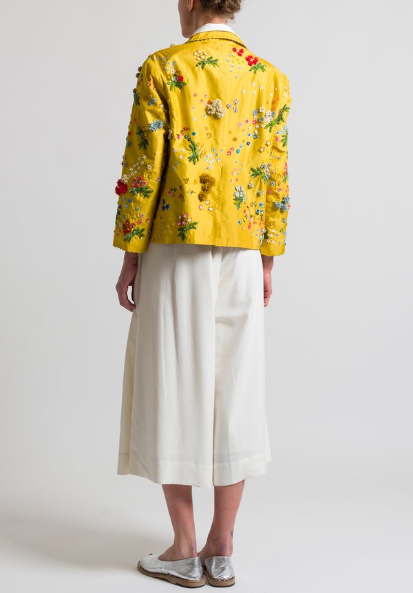 Péro Embellished Sequin Jacket in Yellow | Santa Fe Dry Goods ...