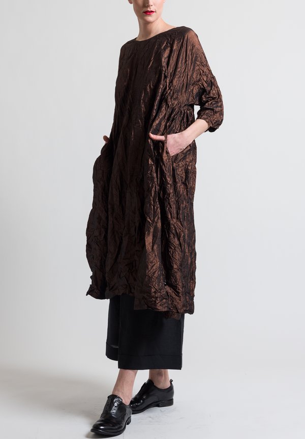 Daniela Gregis Long Newpride Dress in Rust	