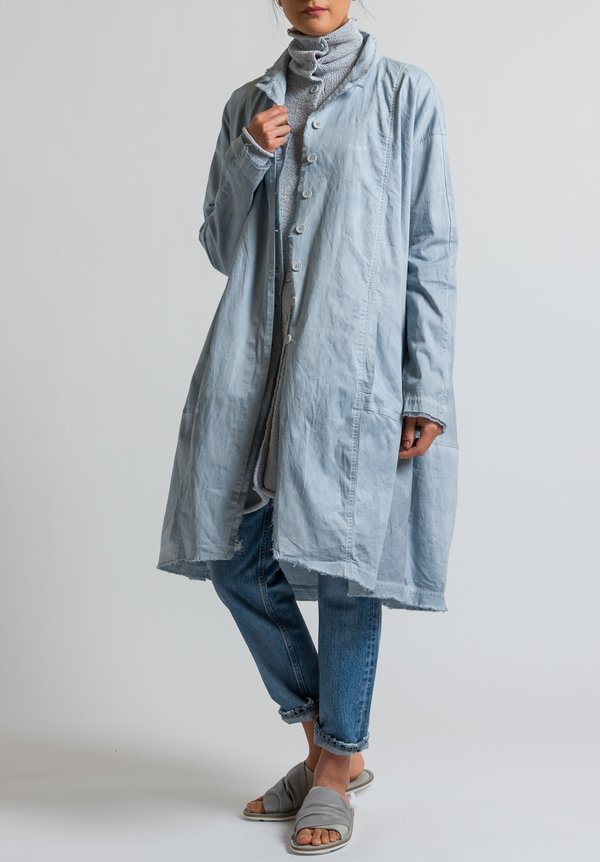 Rundholz Black Label Oversized Lightweight Coat in Grey	