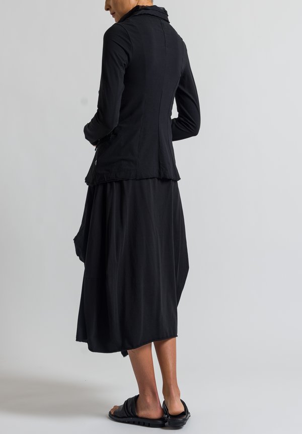 Rundholz Black Label Ruffle Detail Skirt in Black	