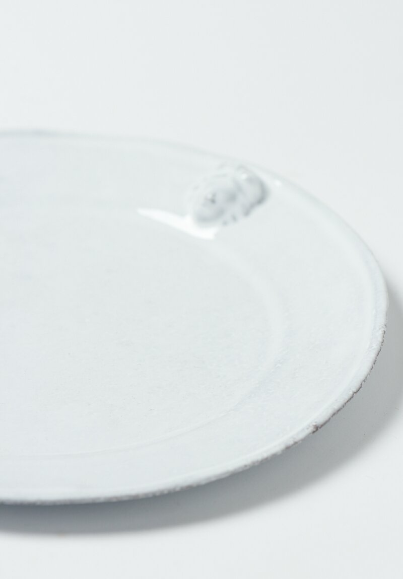Astier de Villatte Alexandre Dessert Plate in White	