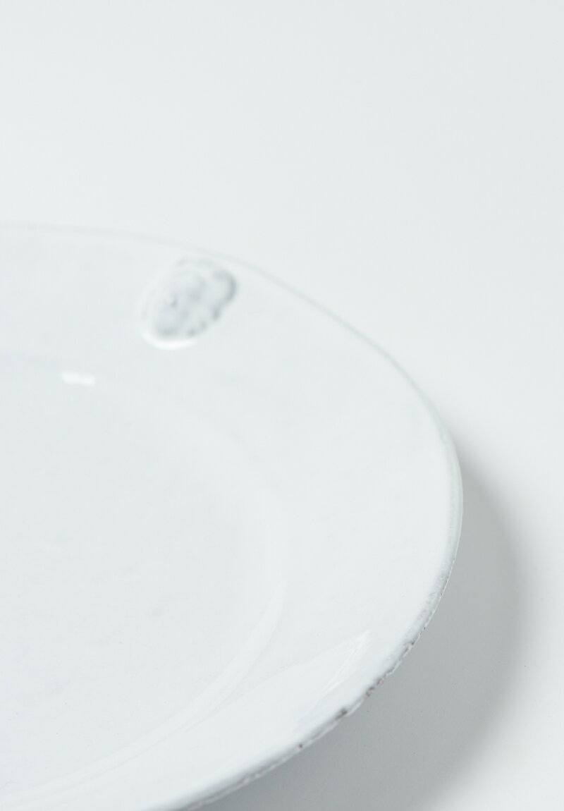Astier de Villatte Alexandre Dinner Plate in White	