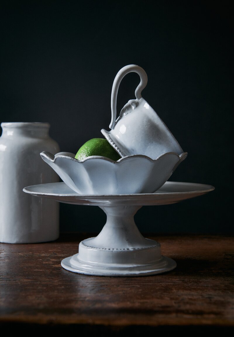 Astier de Villatte Marguerite Small Fruit Bowl in White | Santa Fe