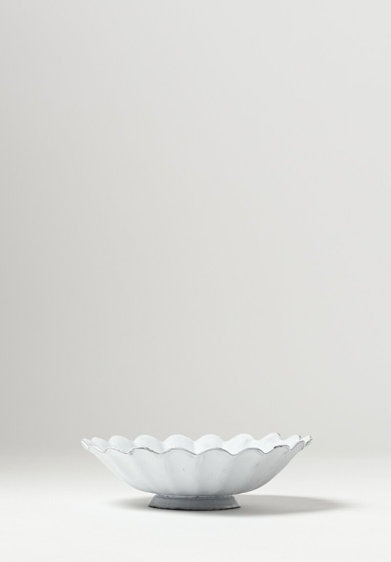 Astier de Villatte Marguerite Large Fruit Bowl in White	