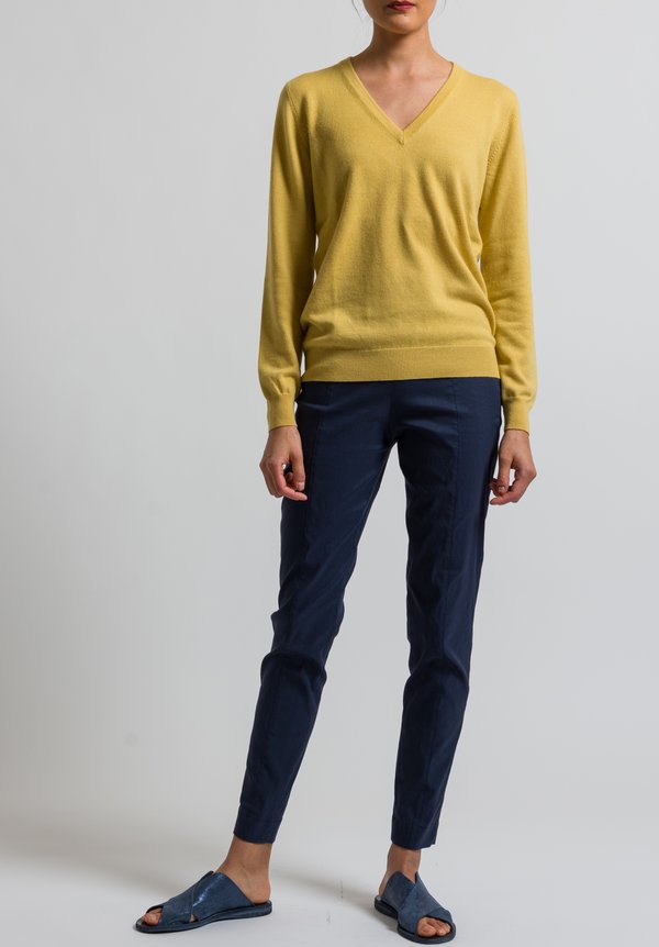 Peter O. Mahler Fitted Seam Pants in Marine	