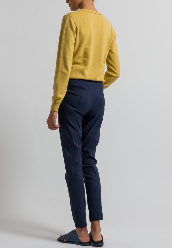 Peter O. Mahler Fitted Seam Pants in Marine	