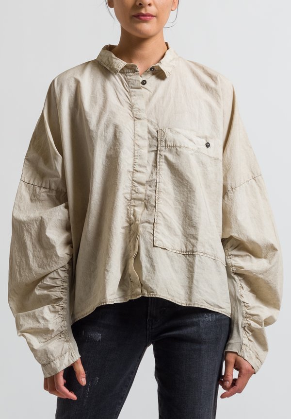 Rundholz Dip Oversized Large Pocket Shirt in Umbra | Santa Fe Dry Goods ...