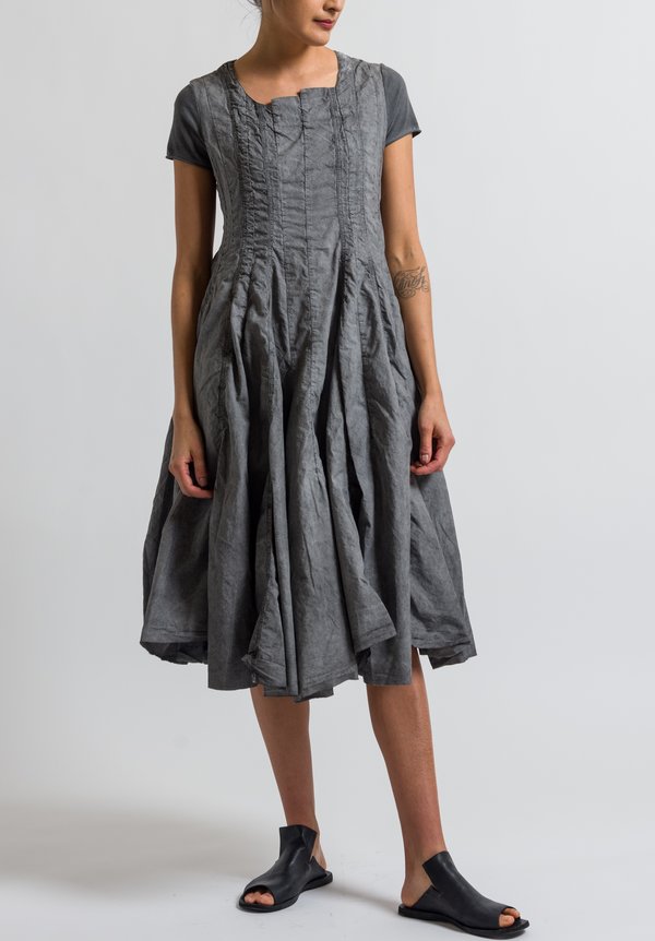 Rundholz Dip Fit and Flare Dress in Coal | Santa Fe Dry Goods ...