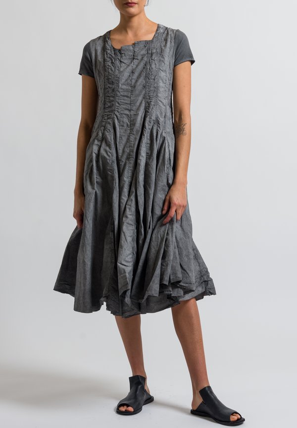 Rundholz Dip Fit and Flare Dress in Coal | Santa Fe Dry Goods ...