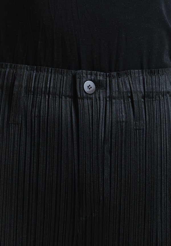 Issey Miyake Pleats Please Mannish Pants in Black | Santa Fe Dry Goods ...