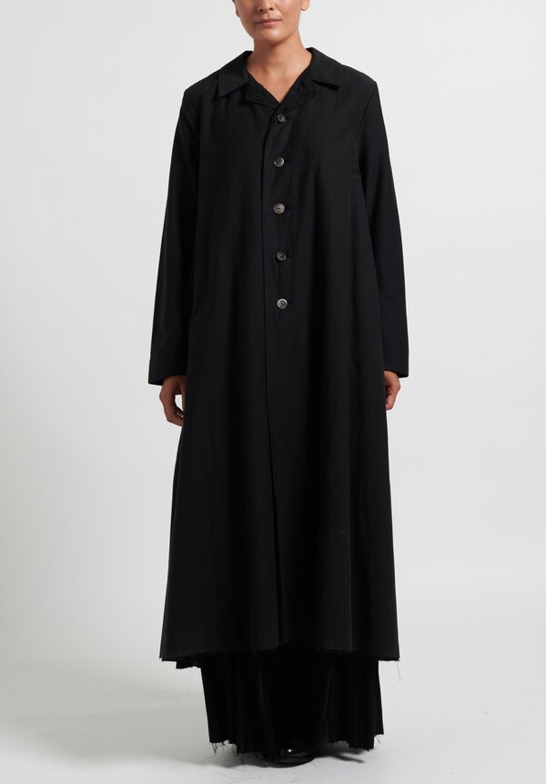A Tentative Atelier Reversible Jonson Coat in Black	