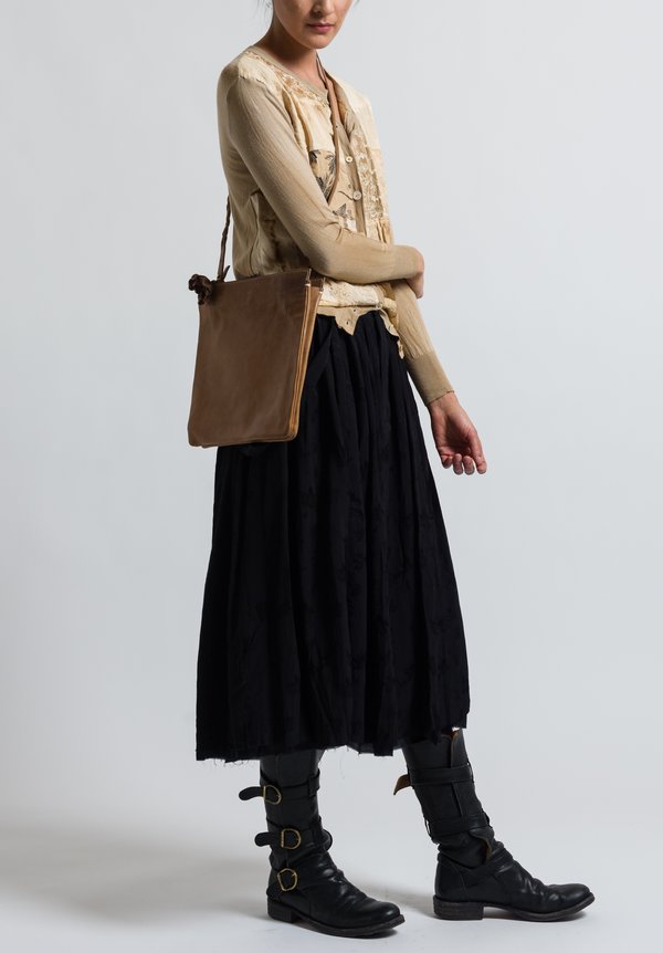 A Tentative Atelier Jacquard Geovgeas Skirt in Black	
