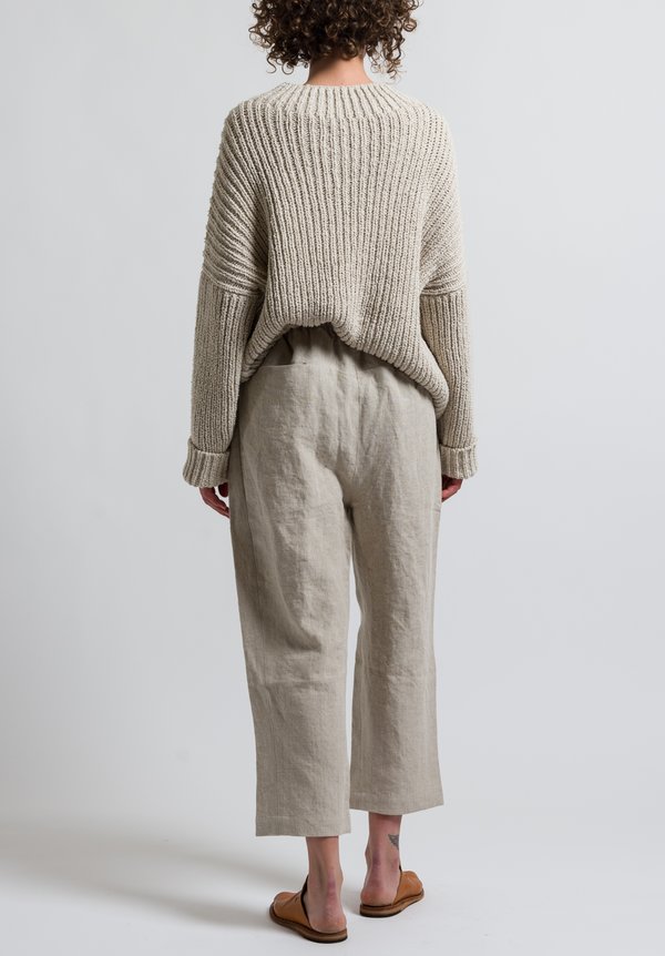 Lauren Manoogian Linen Pocket Pants in Flax | Santa Fe Dry Goods ...