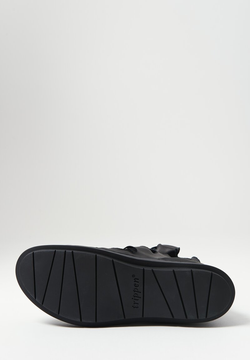 Trippen Task Sandal in Black	