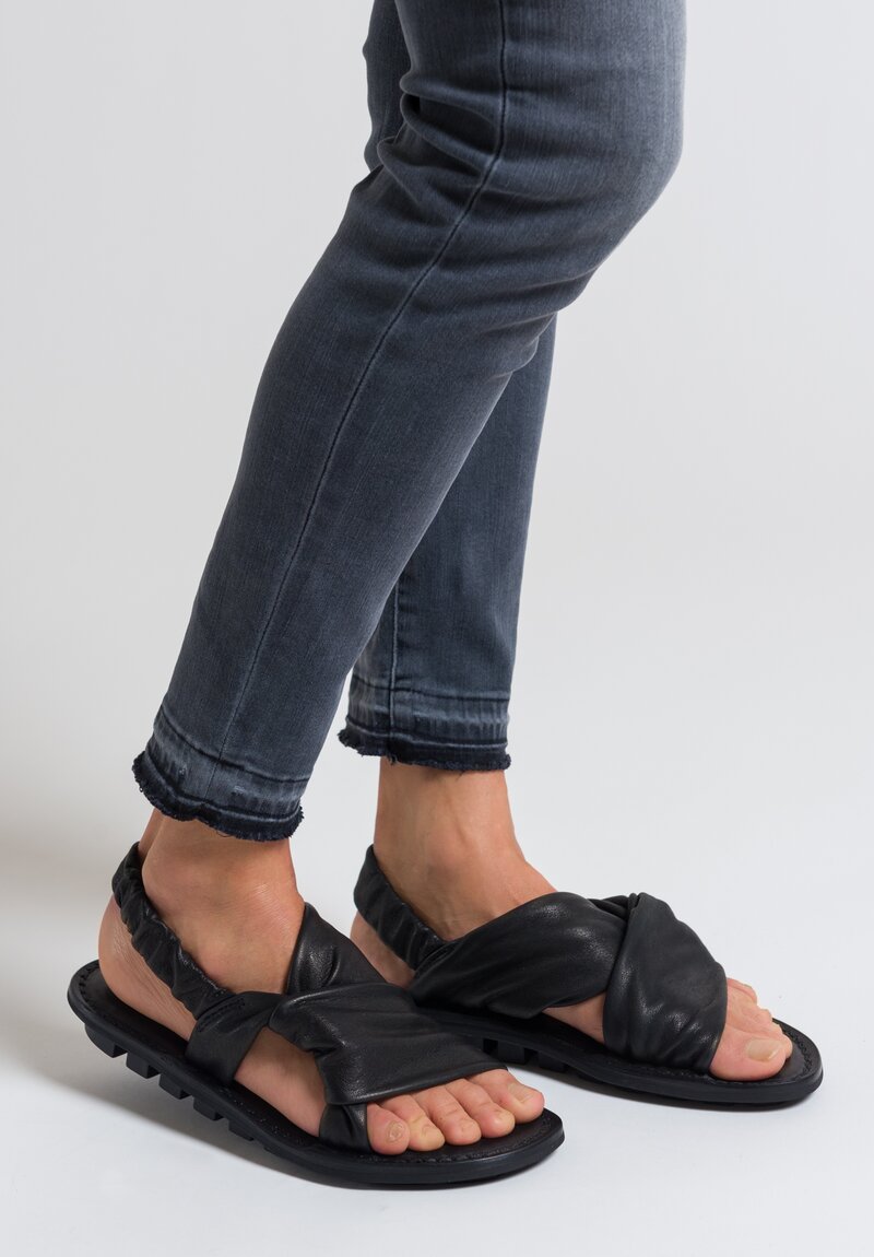 Trippen Embrace Sandal in Black	