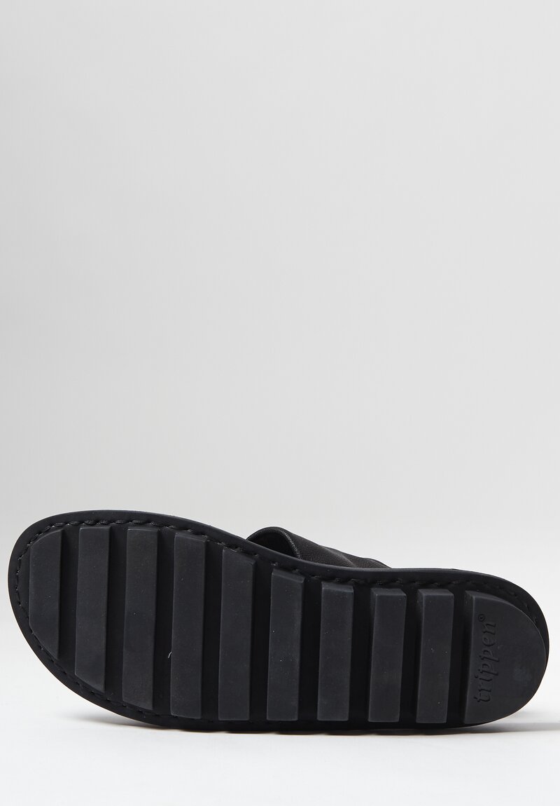 Trippen Embrace Sandal in Black	