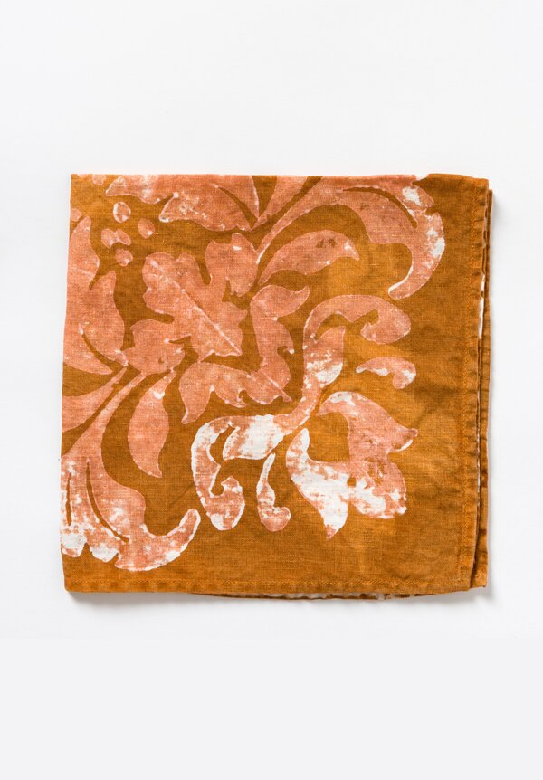 Bertozzi Handmade Linen Riserva Napkin in Beatrice Cuoio | Santa Fe Dry ...