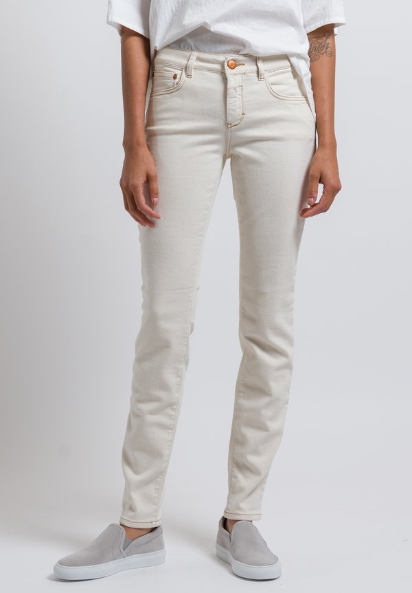 Closed Baker Long Narrow Jeans in Creme	