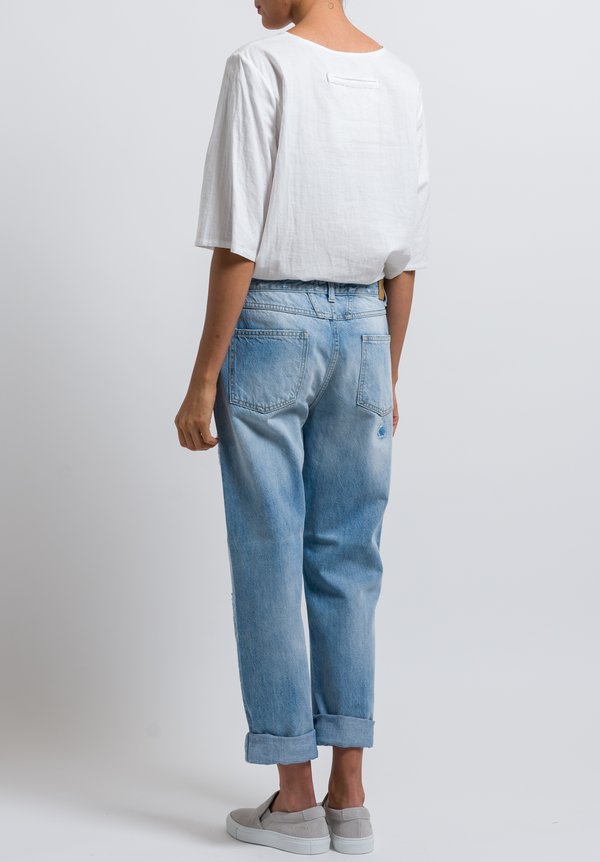Closed Relaxed Distressed Jay Jeans in Pale Blue | Santa Fe Dry Goods ...