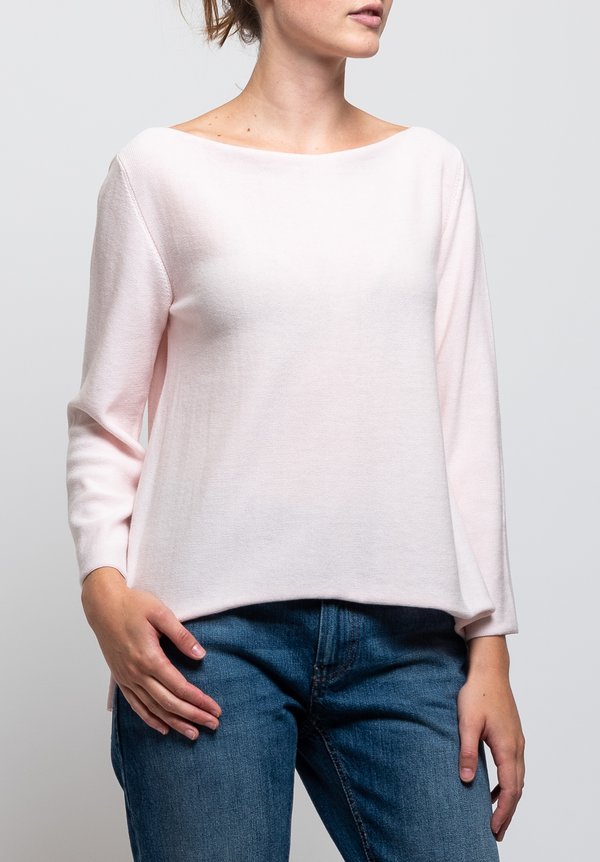 Shi Cashmere Caprice Sweater in Pink	