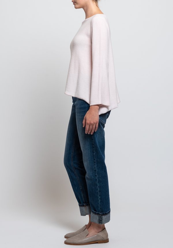 Shi Cashmere Caprice Sweater in Pink	