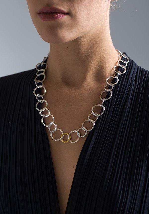 Lika Behar 24k Gold, Sterling Silver Bubble Necklace	