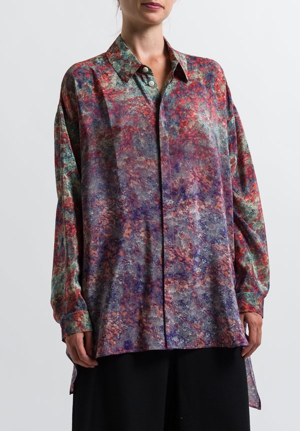 Anntian Classic Oversized Shirt in Print N	