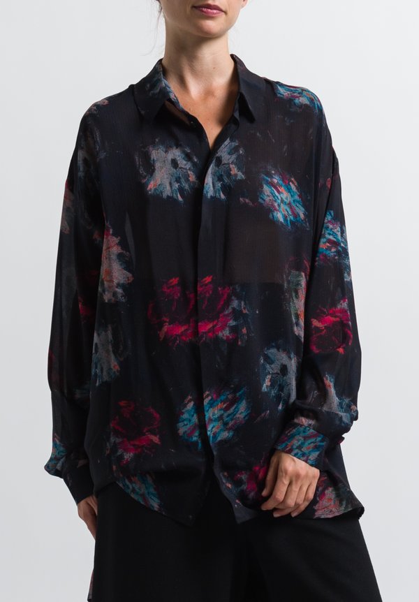 Anntian Classic Oversized Shirt in Print Ooo | Santa Fe Dry Goods ...