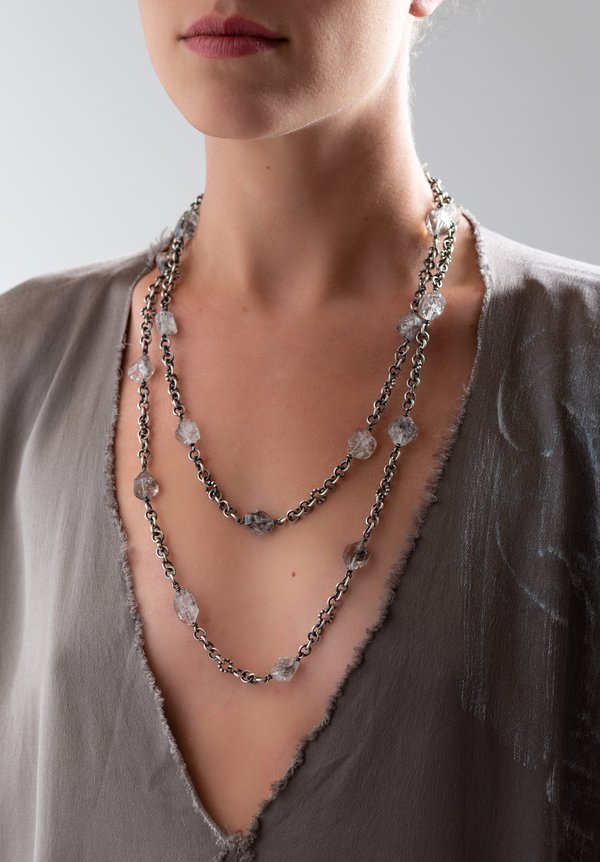 paloma herkimer diamond necklace – Three Bishops