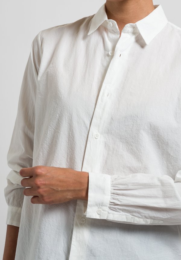 Kaval Typewriter Shirt in Off White