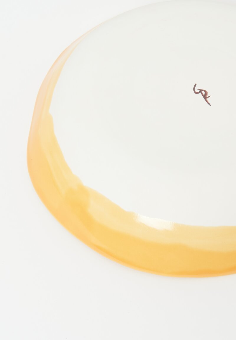 Christiane Perrochon Handmade Porcelain Soup Bowl Shiny Mango	