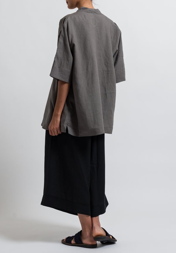Cosmic Wonder Linen Japanese Haori Jacket in Grey | Santa Fe Dry Goods ...
