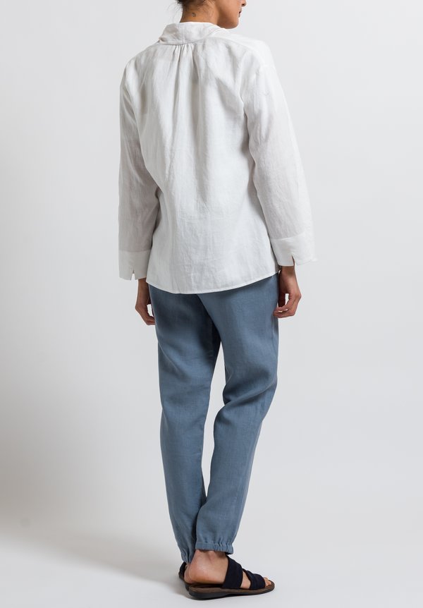 Cosmic Wonder Linen Haori Jacket in White | Santa Fe Dry Goods ...