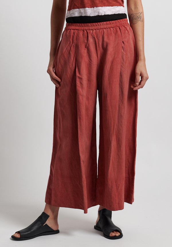 Gilda Midani Pleat Pants in Red	
