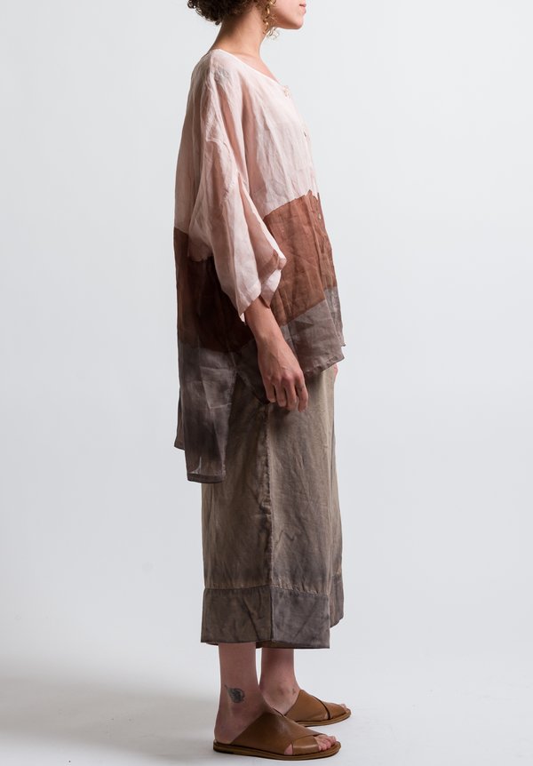 Gilda Midani Linen Panta Pants in Cement	