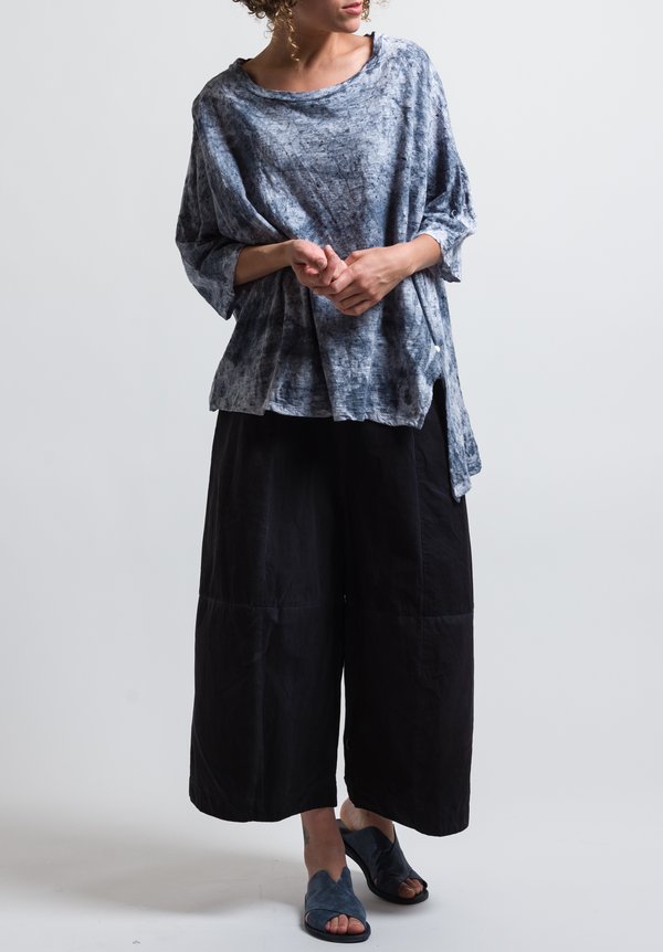 Gilda Midani Pattern Dyed Short Sleeve Super Tee in Mist	