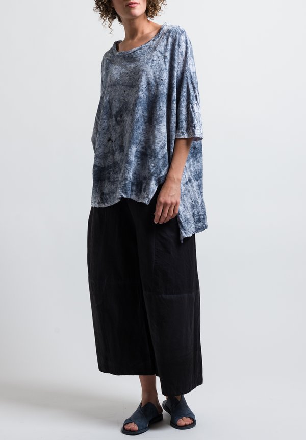 Gilda Midani Pattern Dyed Short Sleeve Super Tee in Mist	