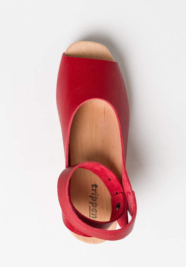 Trippen Orinoco Sandal in Red | Santa Fe Dry Goods . Workshop . Wild Life