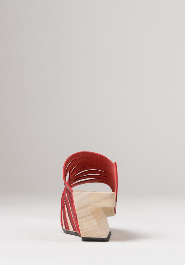 Trippen Flux Sandal in Red	