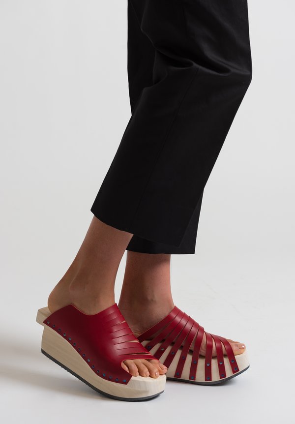Trippen Flux Sandal in Red	